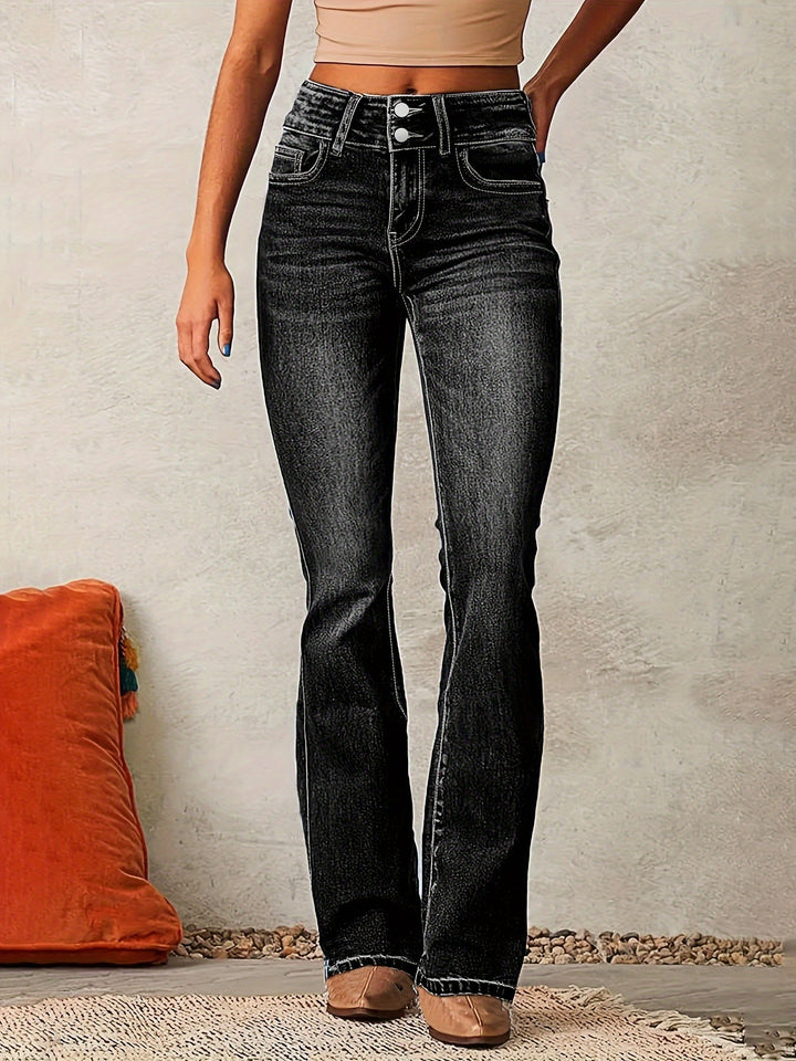 Ayra | High-Waisted Flared Jeans