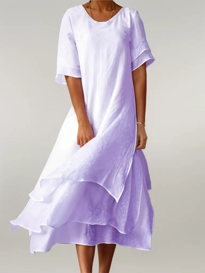 Elaine | Elegant Linen Dress