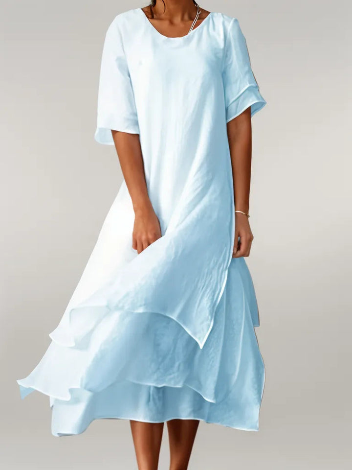 Elaine | Elegant Linen Dress