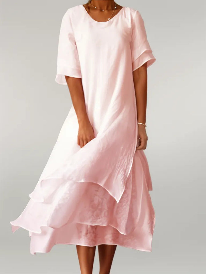 Elaine | Elegant Linen Dress