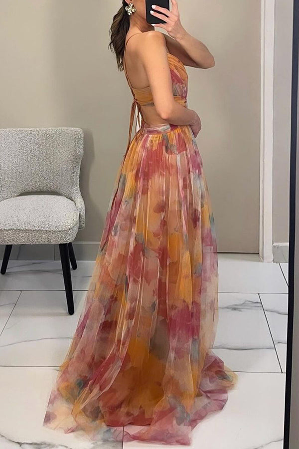 Freya | Long Floral Dress