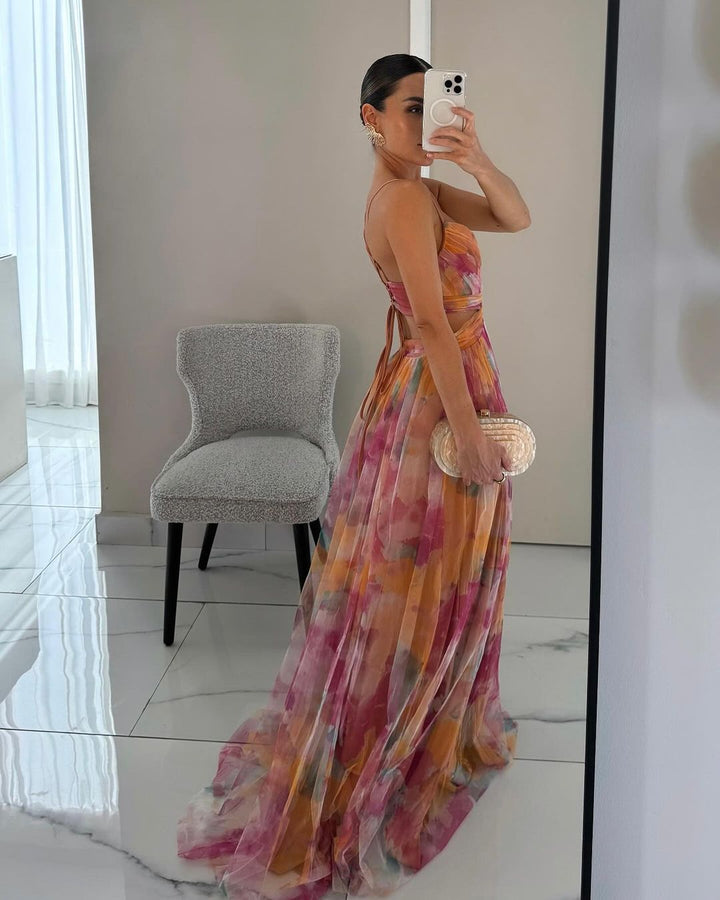 Freya | Long Floral Dress