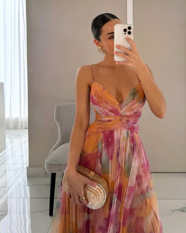 Freya | Long Floral Dress