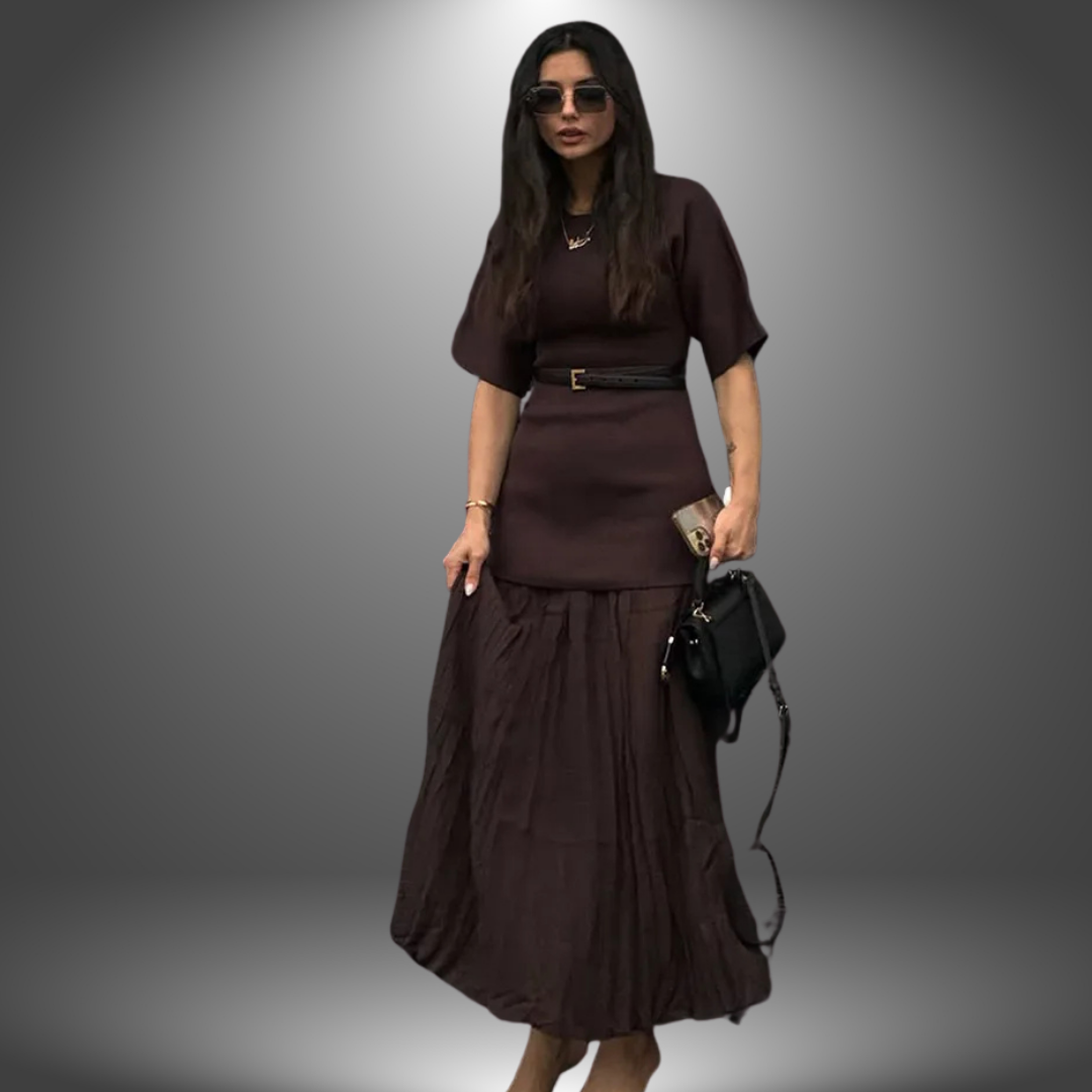 Lissy | Pleated Maxi Dress