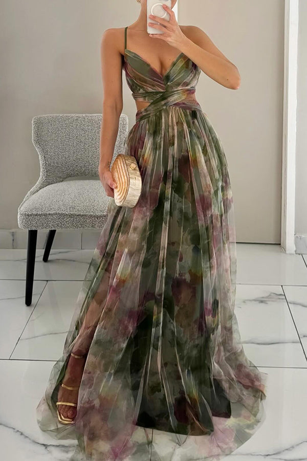 Freya | Long Floral Dress