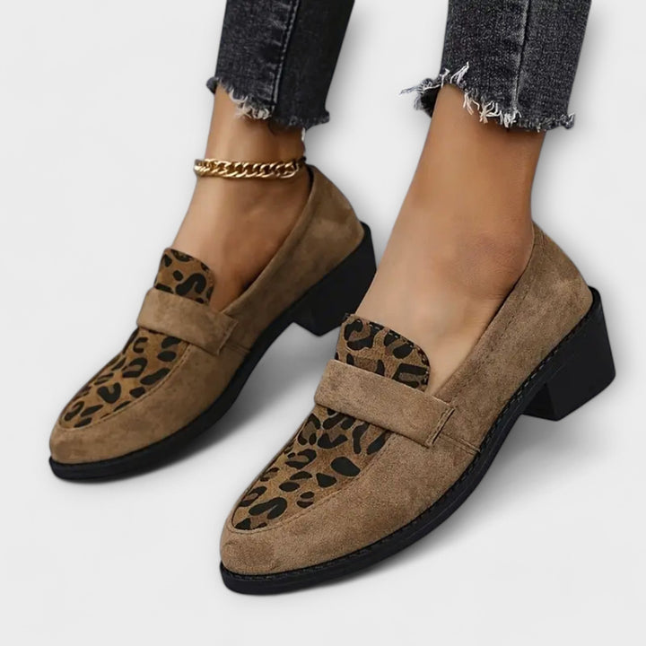Carla |  Elegant Women's Shoes With Leopard Print