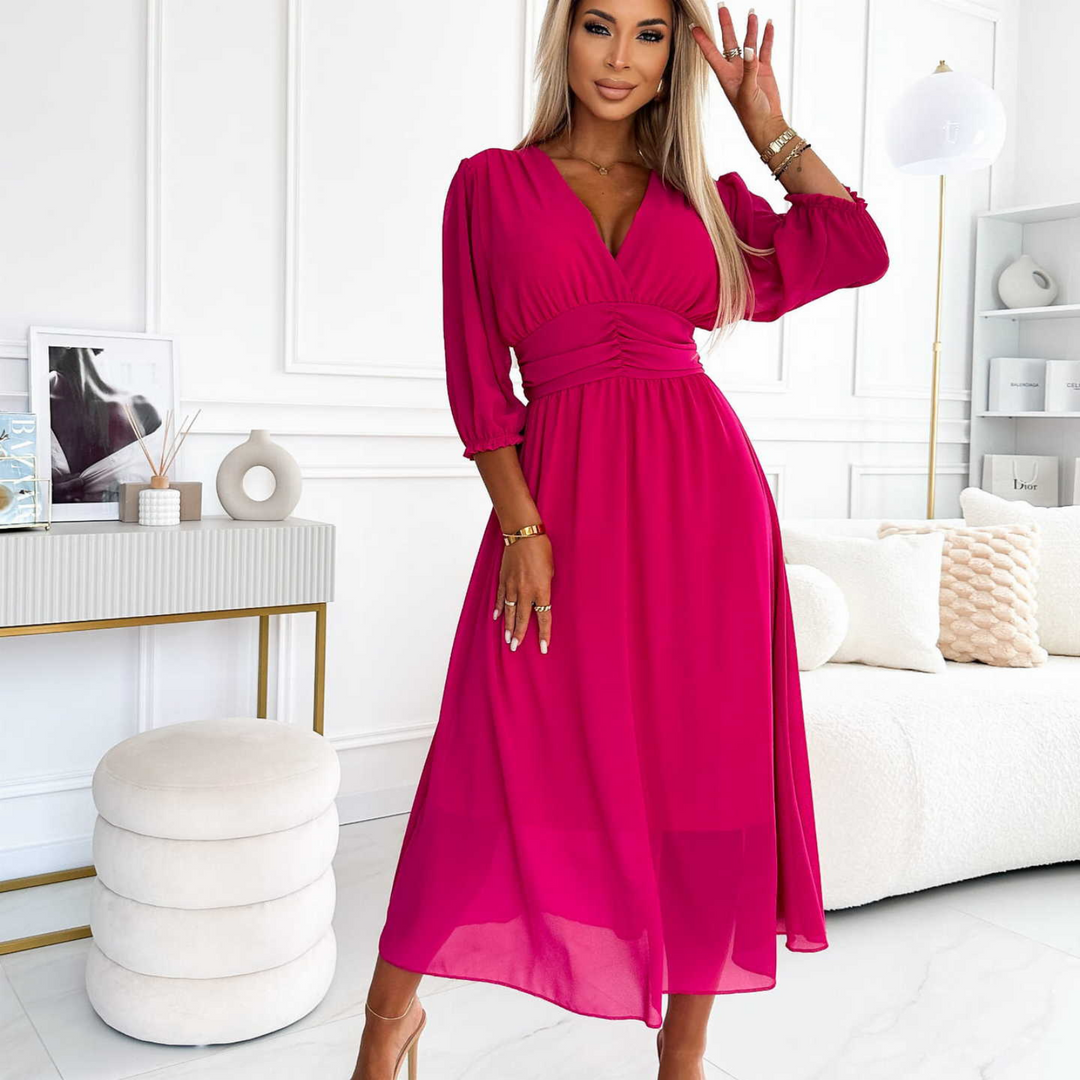 Amy | Light Silky Chiffon Dress