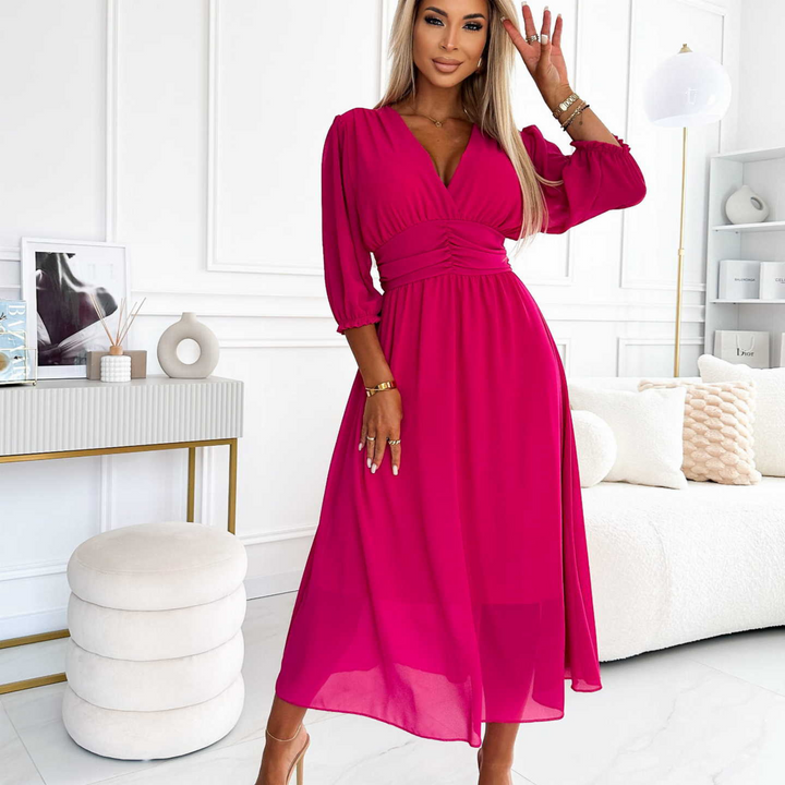 Amy | Light Silky Chiffon Dress