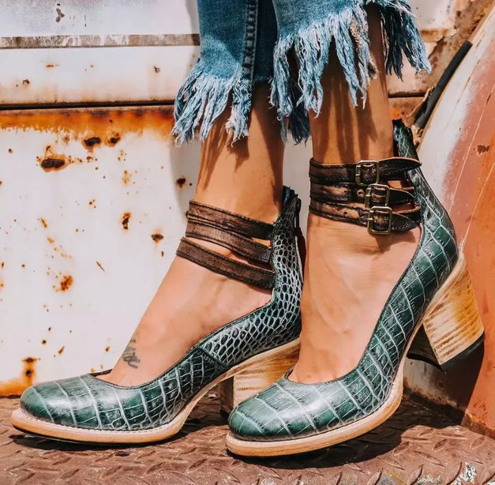 Leila | Vintage Heeled Sandals