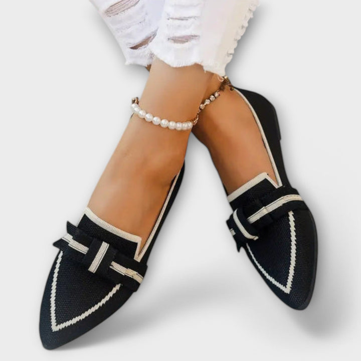 Kiki | Flat Women's Shoes With Knotted Design