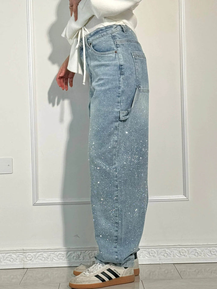 Jenny |  Rhinestone Jeans