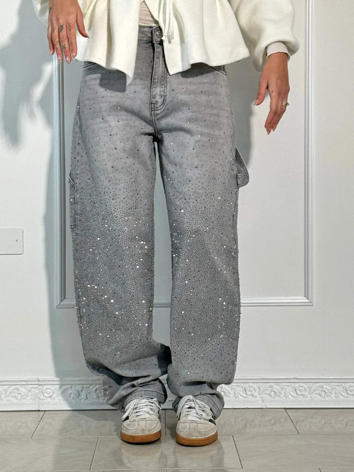 Jenny |  Rhinestone Jeans