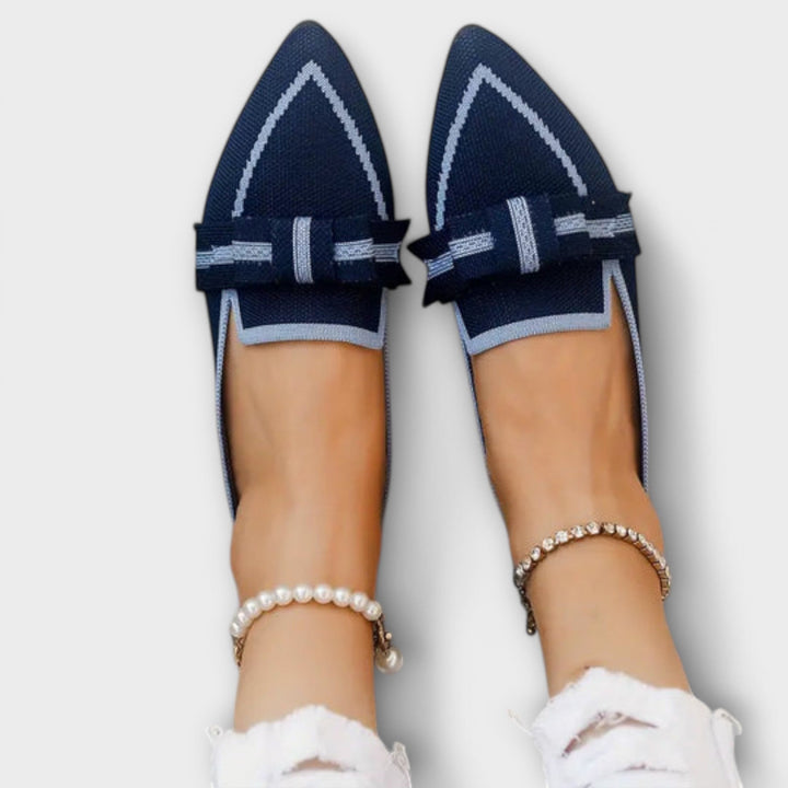 Kiki | Flat Women's Shoes With Knotted Design