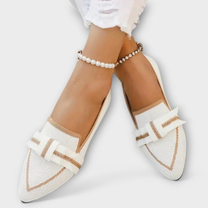 Kiki | Flat Women's Shoes With Knotted Design