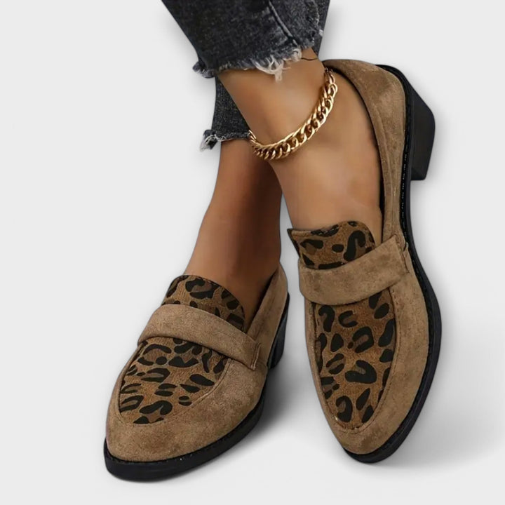 Carla |  Elegant Women's Shoes With Leopard Print