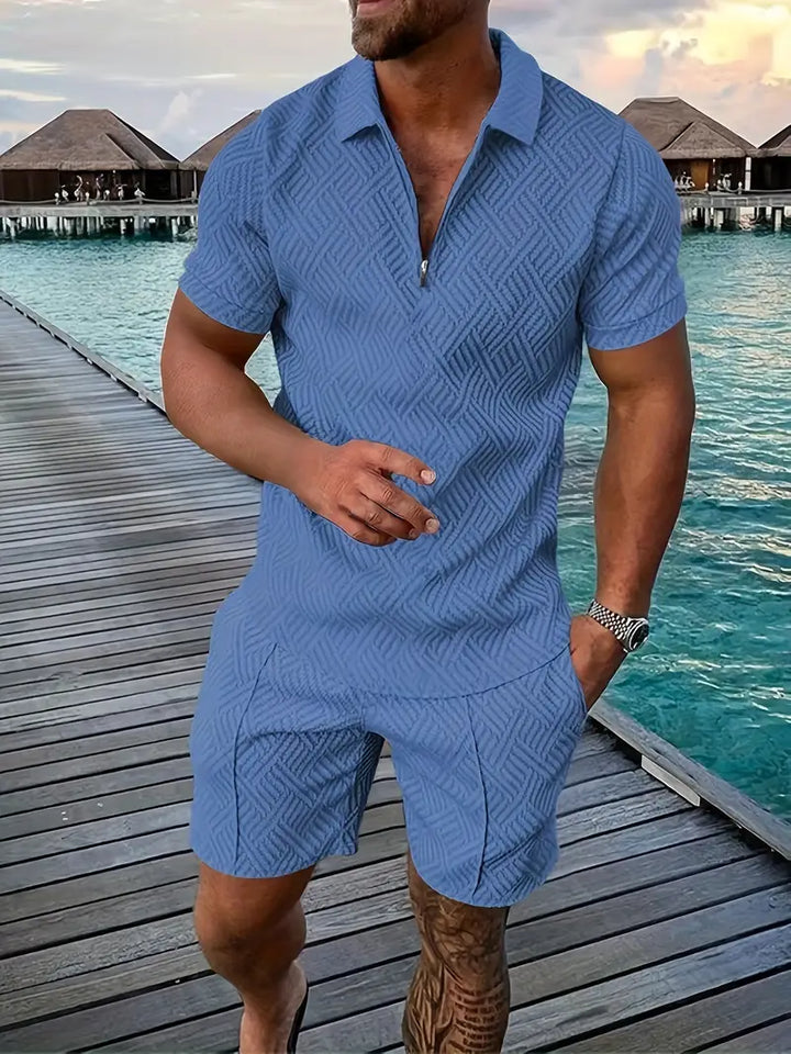 Hudson | Air Polo Shirt & Shorts Set