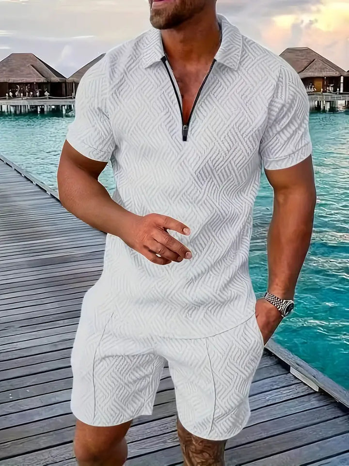Hudson | Air Polo Shirt & Shorts Set