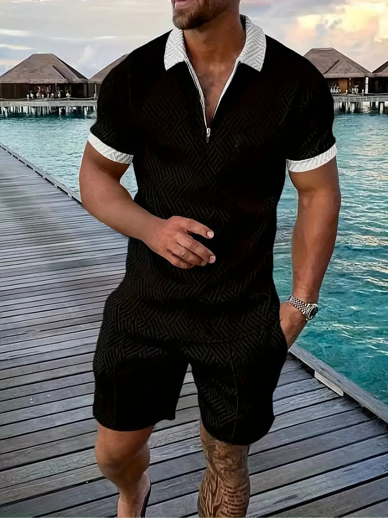 Hudson | Air Polo Shirt & Shorts Set